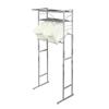 Kawaguchi Koki Sturdy Stainless Steel Shelf Laundry Rack Shelf 2 Tiers 2 Baskets Telescoping Width Cm Made by 21039 + 65-77.5 Tsubame-Sanjo