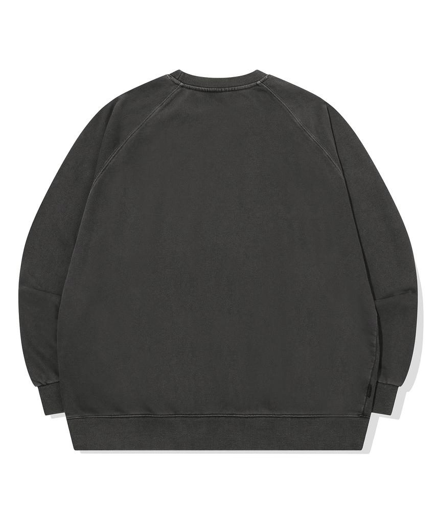 CPGN STUDIO Serenity Raglan Pigment Sweatshirt Smoke Black