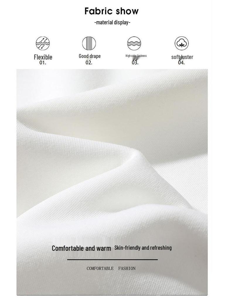 Unisex Heavyweight Cotton Crew Neck Sweatshirt - Minimalist Japanese Style