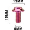 6pcs Rear Brake Disc Bolts Screws Titanium Alloy Kit for Surron Sur Ron Light Bee X/S Electric Bike