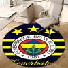 Personalized Fenerbahçe Spor Kulübü Round Chair Office Rug - Perfect for Mat, Office Chair & More - Ideal Gift for Birthdays and Holidays