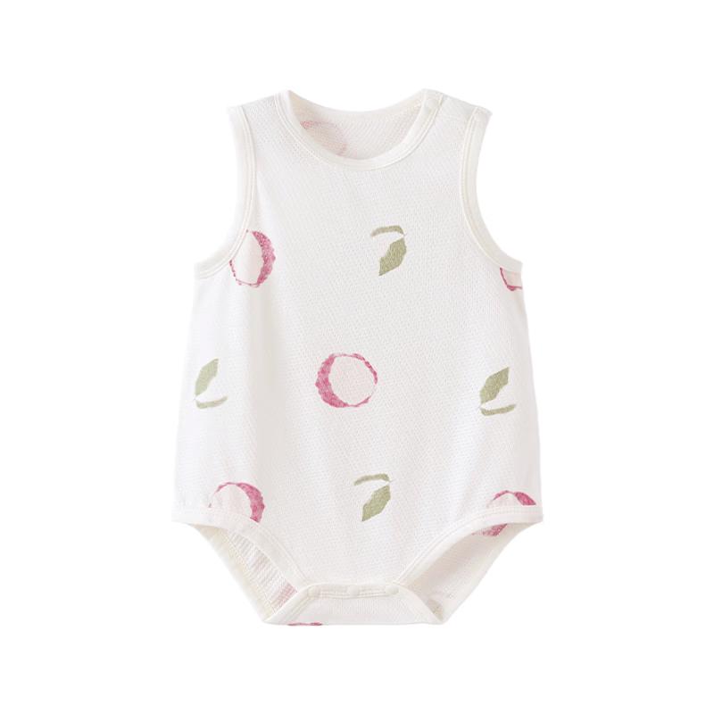 Babylove Summer Cotton Mesh Sleeveless Romper