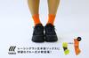 Tabio Racing Run Crew Socks Made In Sarashi Five-Toe (Size M), 25.0-27.0cm, Japan,