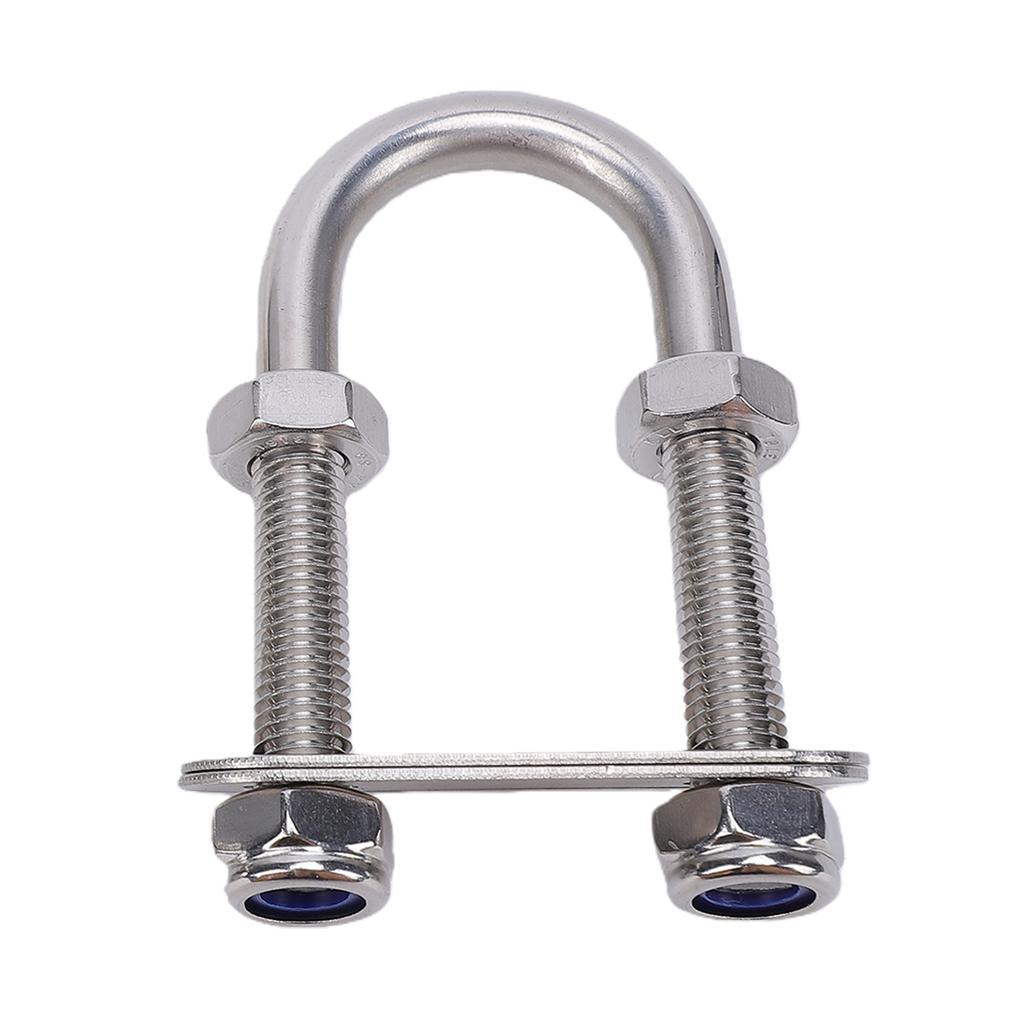 2PCS Boat U Bolts Stainless Steel Marine Boat Stern Bow Eye Tie Down U Bolts Rigging