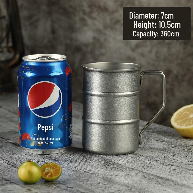Shangqi Stainless Steel Retro Bucket Mug