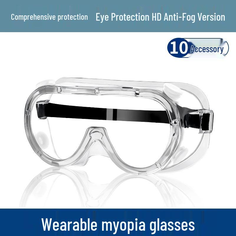 Anti-Fog, Dustproof, Windproof Sandproof Protective Goggles for Men and Women - Industrial Anti-Splash Eyewear