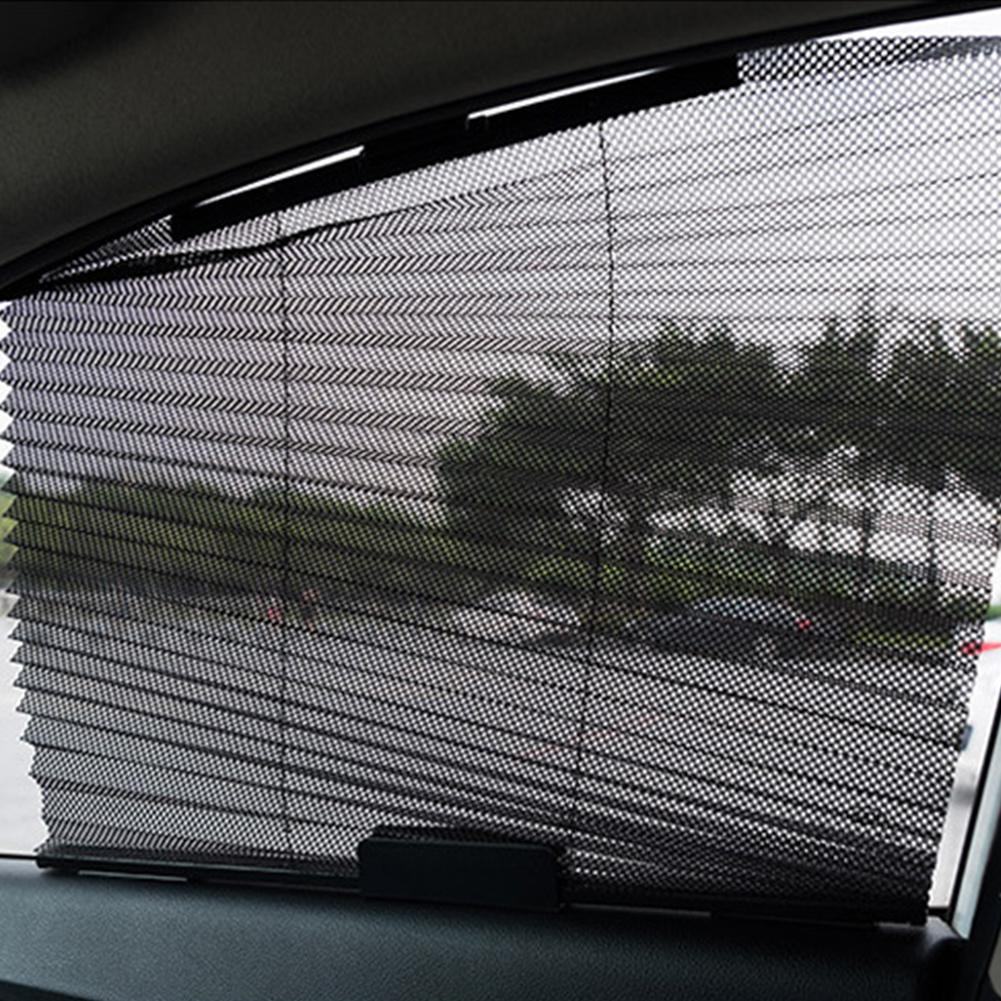 Car Side Window Sun Shade Retracted Sunshades Mesh UV Protection Curtains Auto Truck Summer Protector Window Film Trim