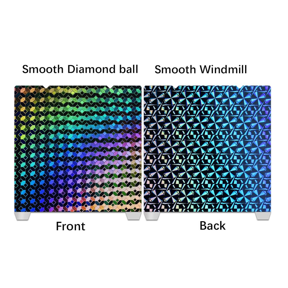 Für Ender 3 V3 SE Bauplatte V3 KE Texturiertes Pei Federstahl 235x235mm Glattes PET PEO Blech Für Creality K1/ Ender 3 S1/S1 Pro