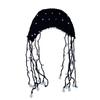 Women Hat Solid Color Faux Pearl Design Super Soft Breathable Wear Resistant Women Spring Autumn Knitted Hat Beanie Cap Decor Fo
