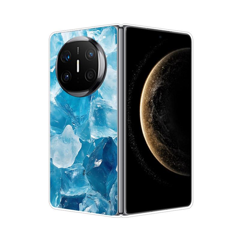 For HuaWei Mate X6 Case Marble Soft Hard PC Shell Back Cover For HuaWei Mate X3 X5 X6 X2 Full Coverage Phone Shell MateX6 Capa