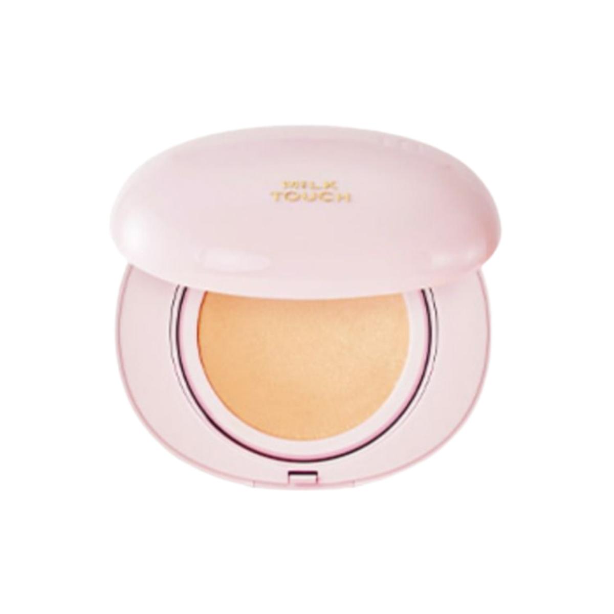 Milk Touch Набор с кушоном All Day Skin Fit Milky Glow 01 Rosy Ivory Тональная основа с рефилом 30 г