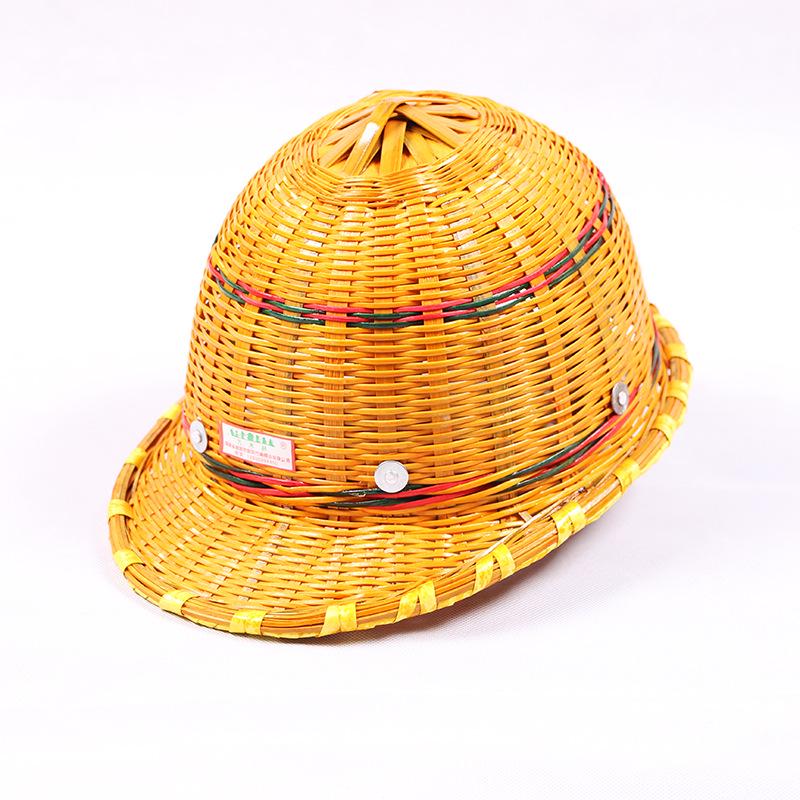 Wanmulin Summer Breathable Bamboo Safety Helmet for Construction and Labor Protection