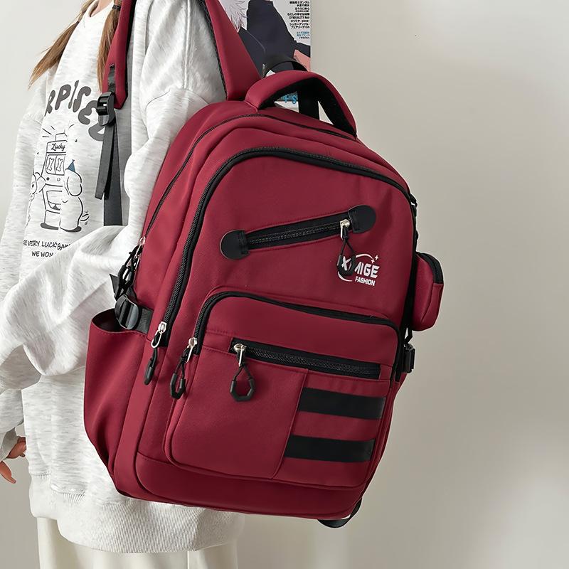 Backpack Women's Large Capacity School Bag College Travel Multi-compartment School Bag