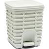 Pedal Dustbin 9 Liter White