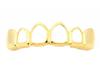 Gold-Plated Hip Hop Grillz - Twill Style