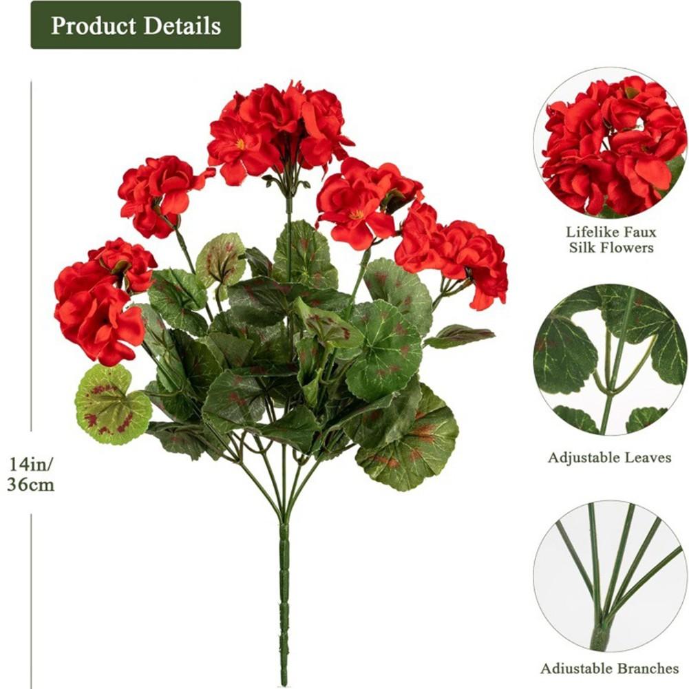 Easy To Arrange Silk Flower Arrangement Simulation Begonia Flower