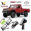 MN82 Toyota Licensed RC Off-Road Pickup Truck – 4WD Remote Control Rock Crawler