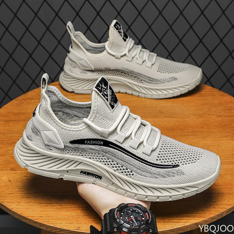 Spring New Men's Low Cut Sports Shoes Men's Board Shoes Fashion Shoes Men's Casual Running Shoes Soft Soled Mesh Breathable