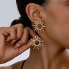 Minimalist Double Square Cute Elegant Earrings Luxury Women's New Fashion Simple Ear  Geometric Shape Fresh Sweet Style