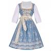 Bavarian Dress with Apron Comfortable Clothing Lightweight for Halloween