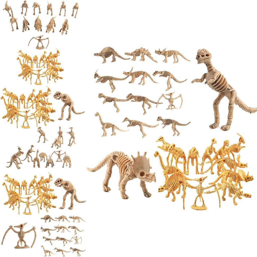 Realistic Dinosaur Skeleton Model Toy 12 Types Of Archaeological Excavation Dinosaur Skeletons