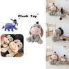 Cute Grey Plush Donkey Toy For Kids Soft And Cuddly Stuffed Animal Doll, Perfect Gift For Children