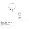 Pandora 925 Sterling Silver Bracelets Set Women's Silver ZT0356