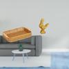Woven Fruit Baskets And Chicken Figurine Feng Shui Decor for Snack Serving Bowl Basket Bread