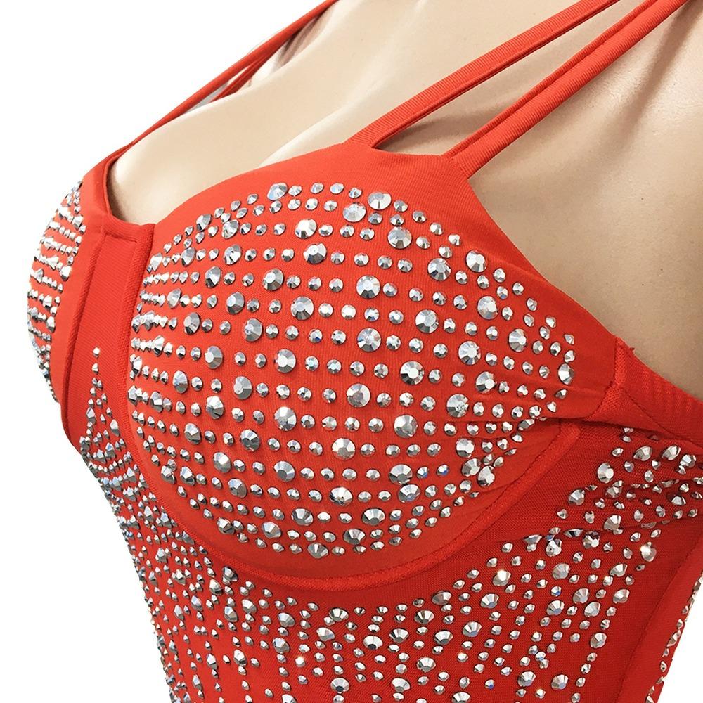 Sexy Pailletten-Glitzer-Kristall-Midikleid für Damen, ärmellos, figurbetont, Club-Kleider, Übergröße, Abend-Meerjungfrauenkleider