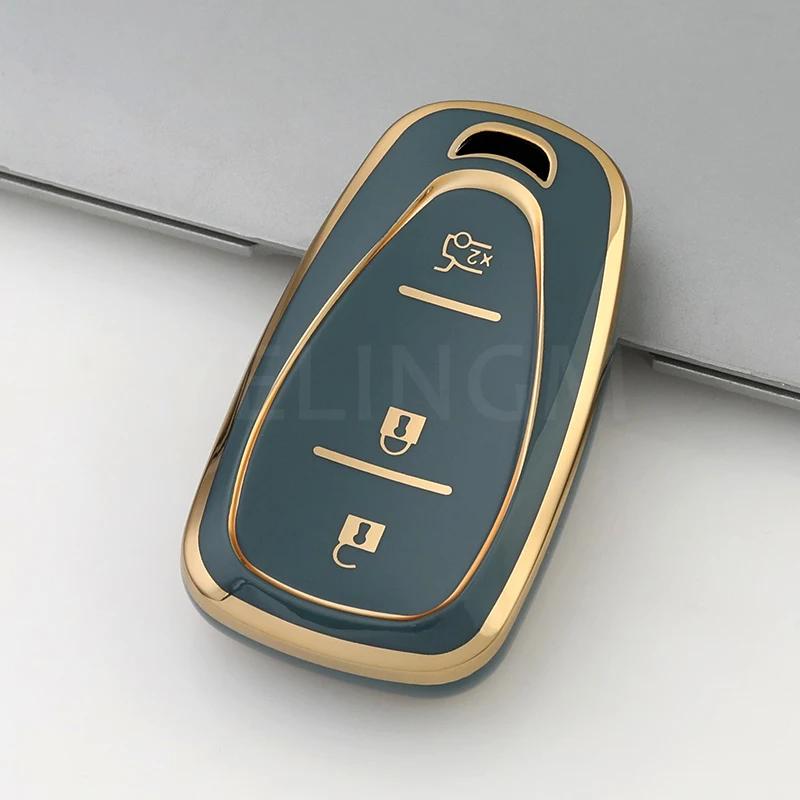 2/3 Tasten Fernbedienung Smart Key Hülle für Chevrolet Spark Camaro Volt Bolt Trax Malibu Cruze TPU Auto Schlüsselhülle Schlüsselanhänger Autoabdeckung
