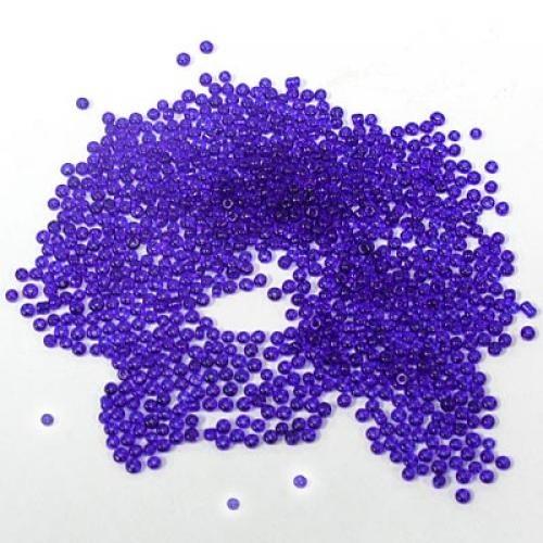 45g Royal Blue 11/0 Skleněné rokajlové perličky