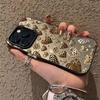 Leopard print heart-shaped case for Apple iPhone 15 Pro Max, iPhone 17 Pro, new iPhone 16 Pro, premium iPhone 14 trendy