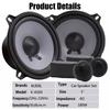 5 Inch Car Speaker Sets High Efficiency Mini Dome Tweeter Speaker High Power Silk Film Car Audio Speaker Car Audio Modification