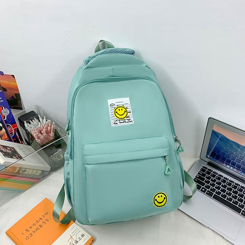 Li Shen Simple Solid Color Backpack