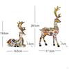 1 Dekorationszubehör Modell Rentierfiguren Skulptur für Schreibtisch