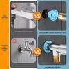 Swap silicone washer gasket for four-point faucet with waterproof triangular valve seal ring.