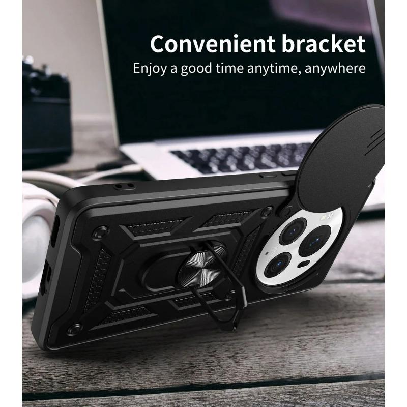 Camera Protect Case for Honor Magic 6 Pro 5 4 Lite Honor X9B X8B X6A X7A X8A X8 X9 X7 X6 Armor Hybrid Metal Ring Cover Fundas