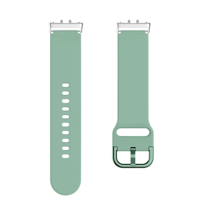 Skin-Friendly Band Fit for Samsung Galaxy Watch Fit 3 Soft Silicone Colorful Buckle Strap for Samsung Galaxy Watch Fit 3