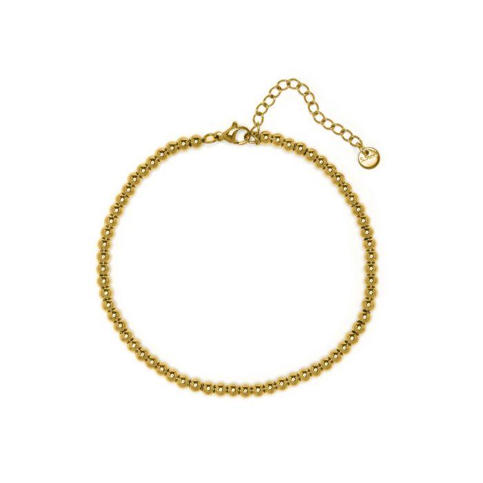Bracelet - LUXENTER - Garsao - Acier hypoallergénique - Plaqué or jaune 18 carats - 19 cm