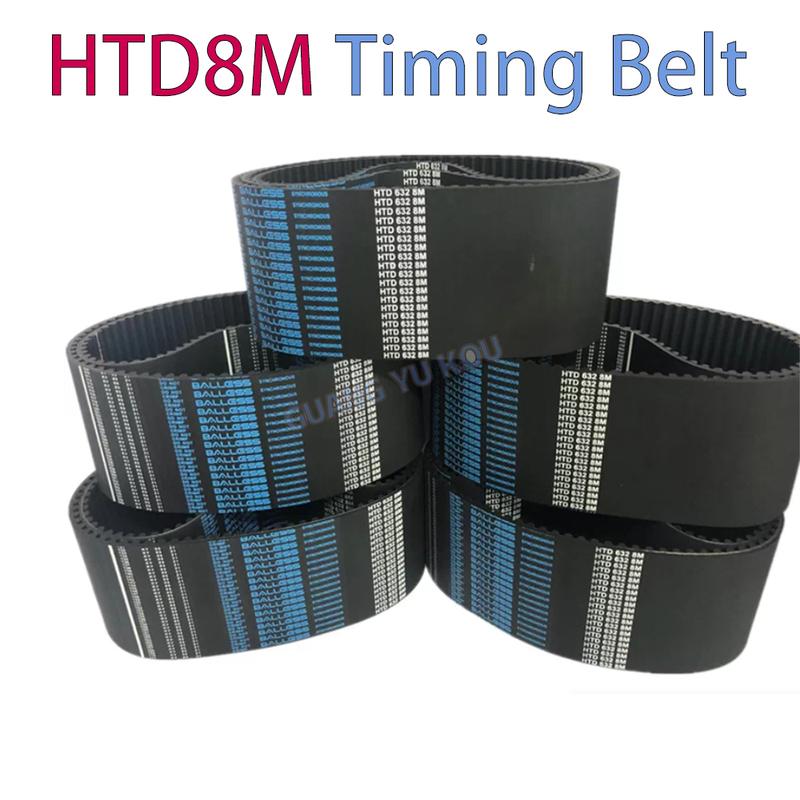 HTD8M Rubber Timing Belt Width15-50mm Length 8M2936 2960 2984 2992 3000 3008 3016 3024 3040 3048 3064 3072 3080 3088 3096~3504mm