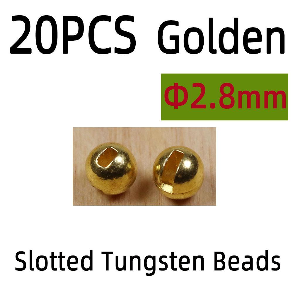 

20 шт. 2,5 мм ~ 5,5 мм прорезные вольфрамовые бусины джиг нимфы быстро тонущие мокрые европейские нимфы приманки для подледной рыбалки материал для вязания мушек