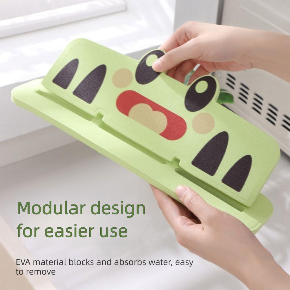 

Kitchen Sink Water Baffle Plate Frog Water Baffle Bar Splash Guard for Household Products