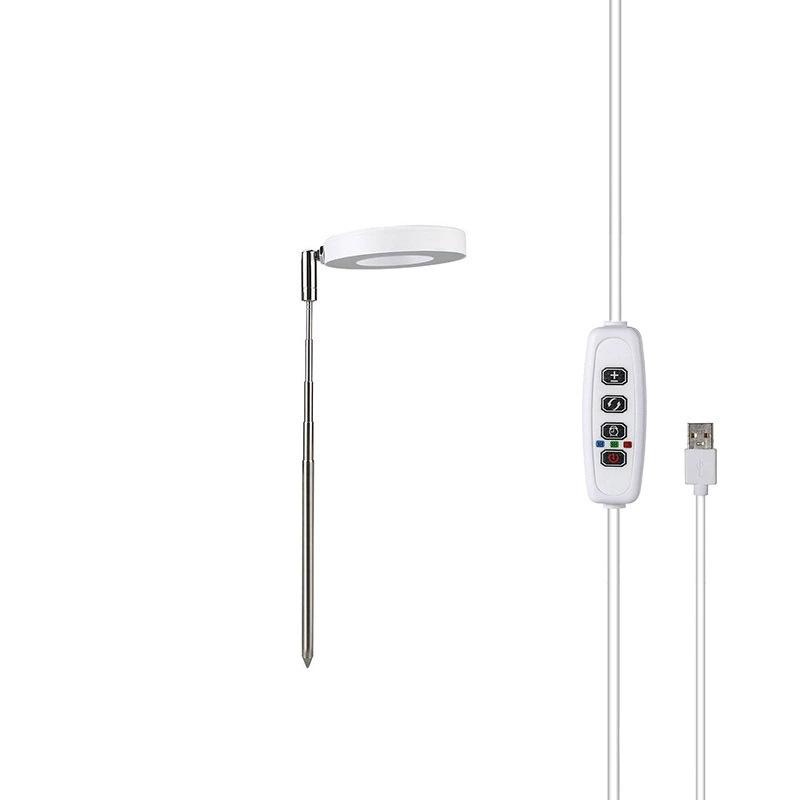 

1 шт. светодиодный телескопический светильник для роста растений, ангельское кольцо, суккулентный красный синий полный спектр, суккулентный светильник для заполнения растений