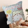 Cute Cartoon M-Marumofubiyori Stitch Lucky Dragon Pillow Cover Sofa Cushion Cover Home Room Decoration Children Gift