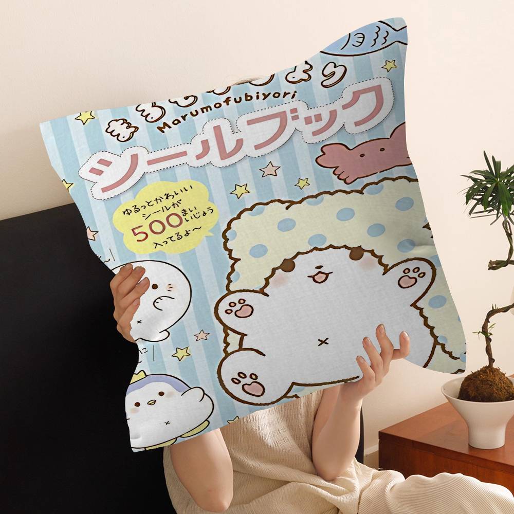 Cute Cartoon M-Marumofubiyori Stitch Lucky Dragon Pillow Cover Sofa Cushion Cover Home Room Decoration Children Gift