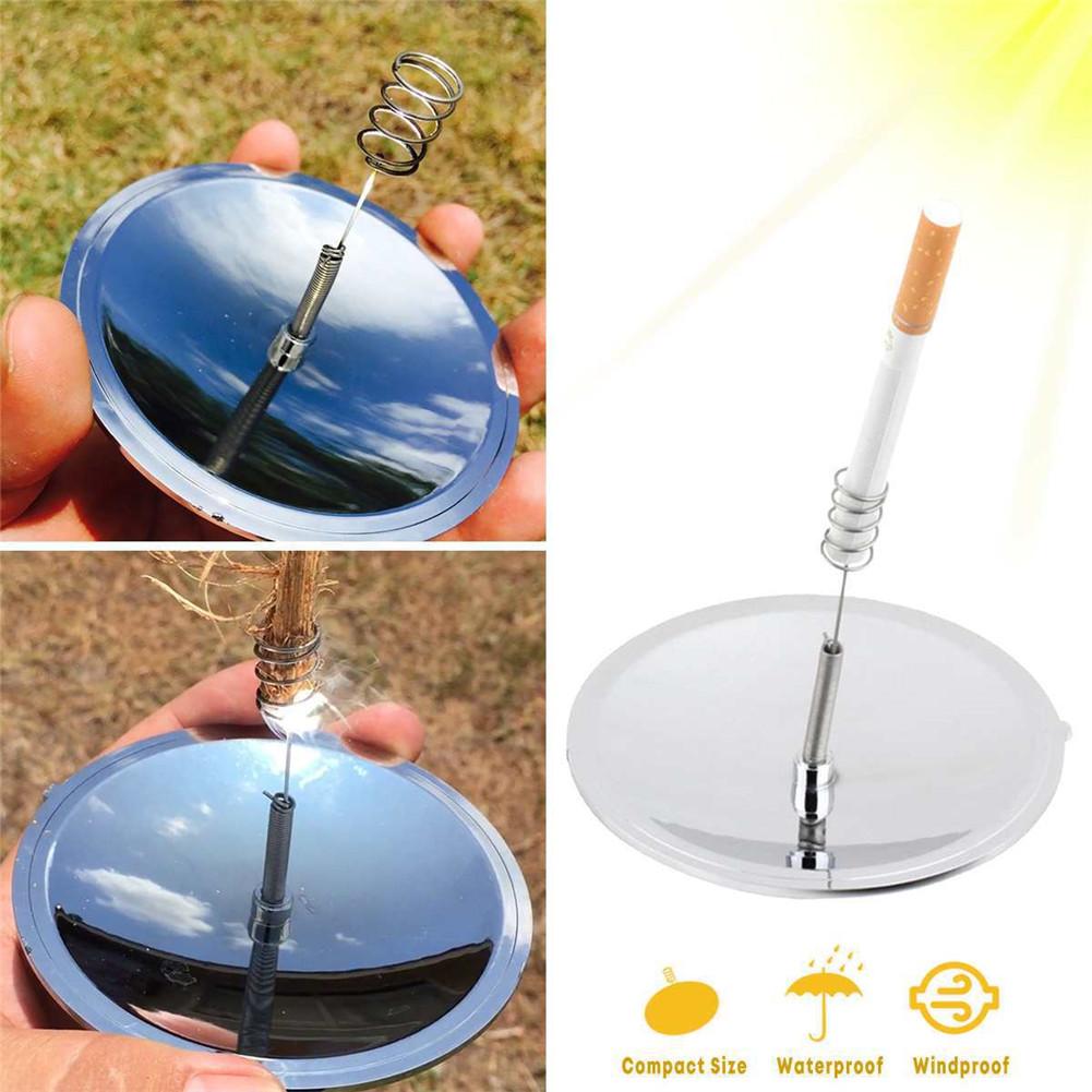 Outdoor Solar Lighter Camping Survival Waterproof & Windproof Starter Emergency Tool Gear Accessories
