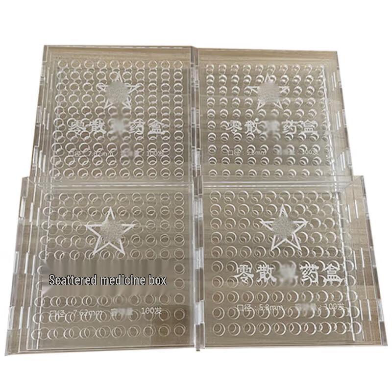 Transparent Plastic Ammunition Storage Box