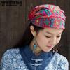 WTEMPO Women Casual Mexican Style Ethnic Vintage Embroidery Flower Black Blue Pink Red Printed Hats