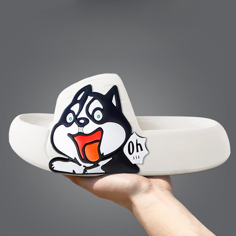 Модные летние тапочки унисекс из ЭВА для женщин с толстой подошвой — фото 11