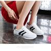 Fashion Summer Cross-Border Bestseller Women's Casual Running Shoes Soft Leather Comfortable Bottom Agan Style Lace-Up Sport Sneakers